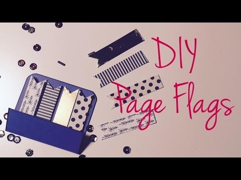 Filo-Friday #11 ---DIY Page Flags ^^