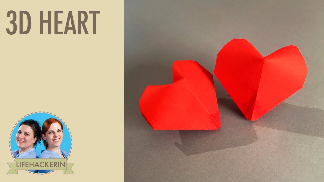 Paper Heart | Papier Herz | 3D Origami