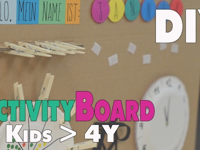 DIY Activity Board | Ideen für Kinder ab 4-5 Jahren | mamiblock - Der Mami Blog