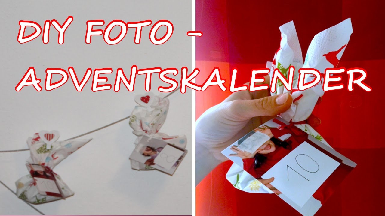 DIY gefüllter FOTO-ADVENTSKALENDER basteln -einfach, günstig, sehr persönlich.TäglichMama