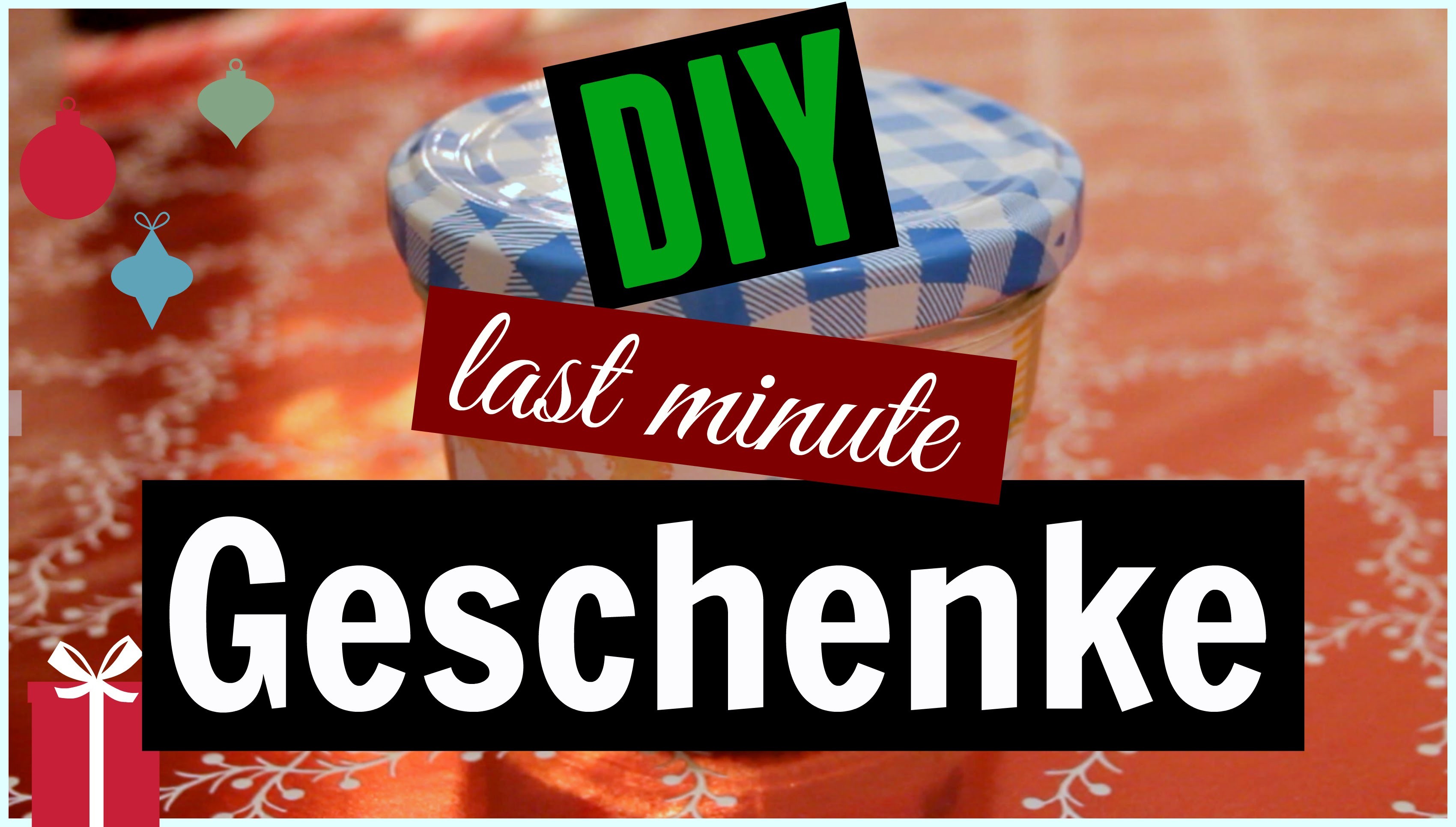 DIY last minute Geschenkideen | MarieDIY