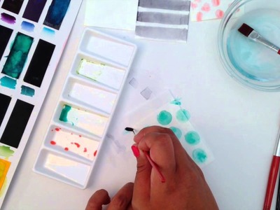 DIY Watercolor Tütchen