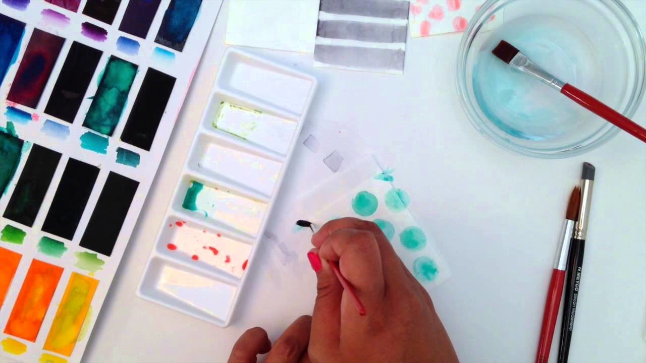 DIY Watercolor Tütchen