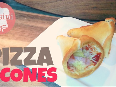 PIZZA CONES | DIY Pizzahüte selber machen (deutsch) - CUISINI