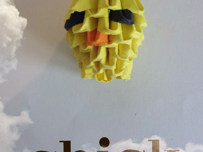 3d origami chick for beginners