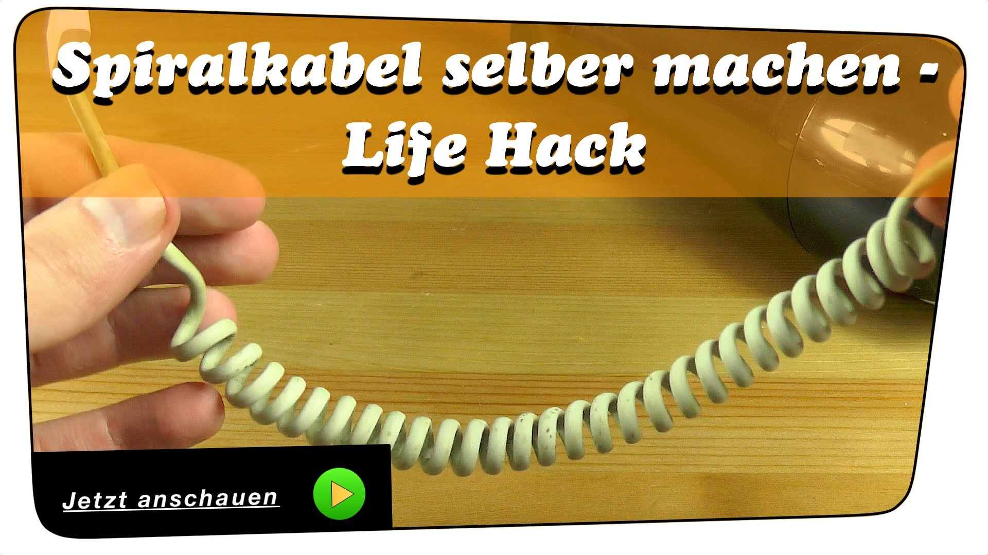 Spiralkabel selber machen - Life Hack | DIY