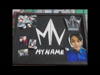 Kpop DIY MyName wall