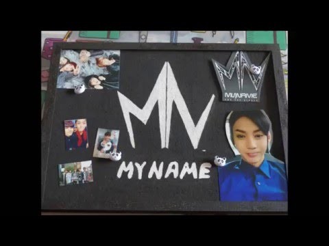 Kpop DIY MyName wall