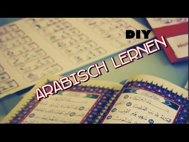 Arabisch lernen Lapbook DIY Teil 1