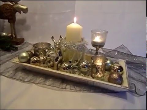 DIY:keka glamoröse Advents und Weihnachts DEKO selber machen,edle Kerzen Deko