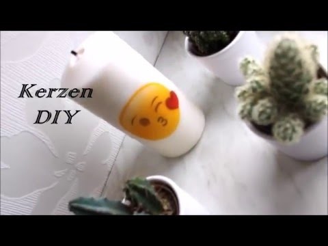 ♥ Emoji-Kerze DIY ♥