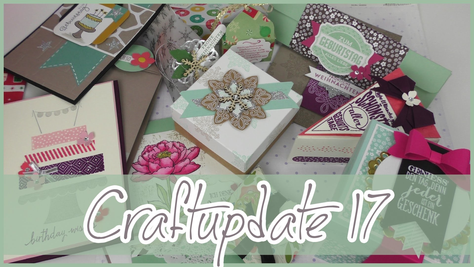 CRAFT Update #17 | Minikarten, Boxen & Geschenkverpackungen ♡