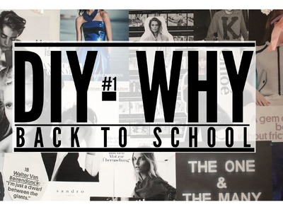 DIY BACK TO SCHOOL INSPIRING WALL DECOR | DIY - WHY