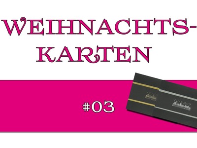 DIY: Weihnachtskarte #03.15 - Gold oder Silber #Bellyys