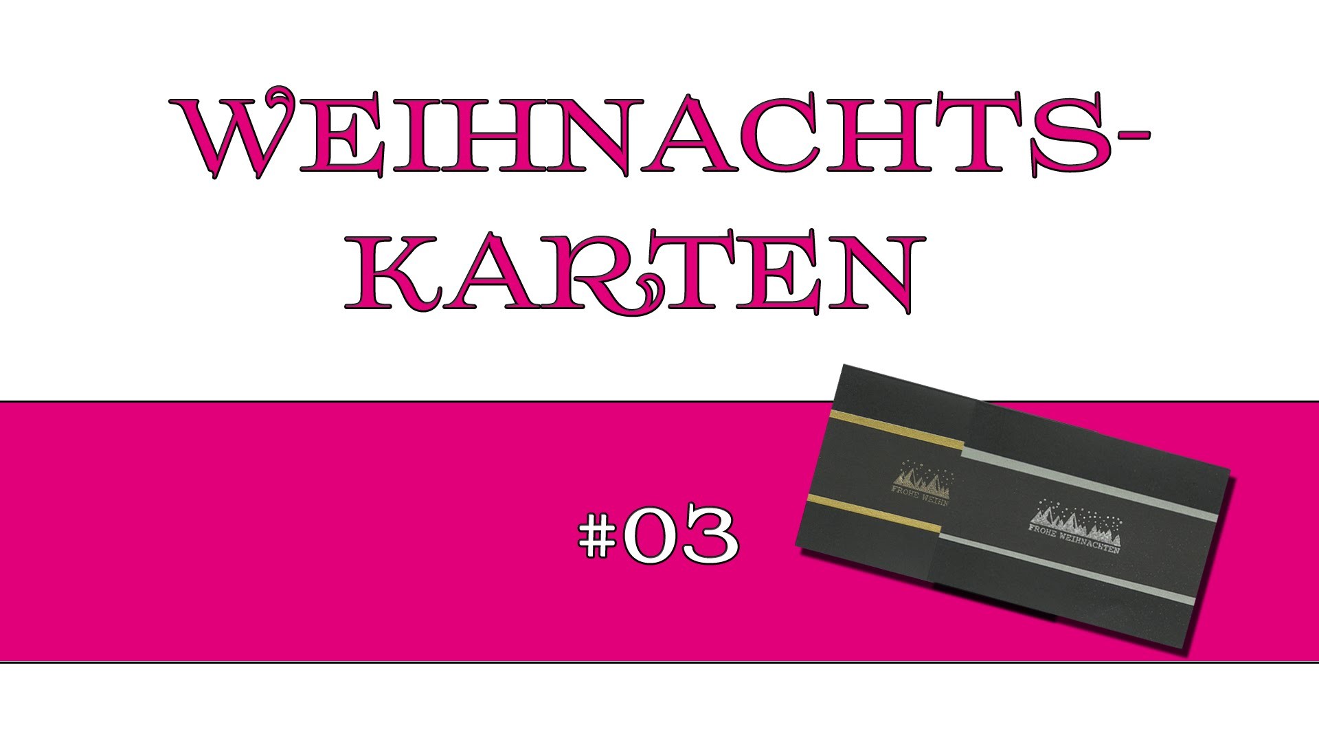 DIY: Weihnachtskarte #03.15 - Gold oder Silber #Bellyys