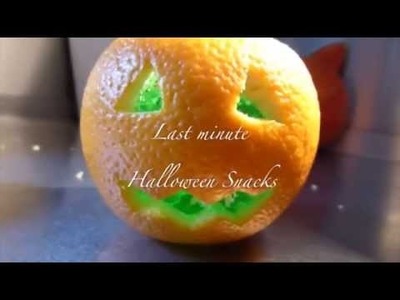 Last minute Halloween snacks DIY!!