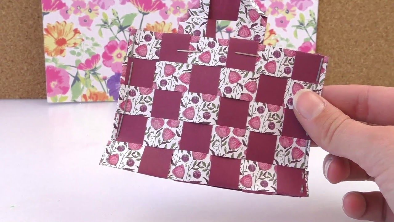 Süße Tasche aus Papier | Osterkorb für Geschenke selber machen | DIY Körbchen flechten