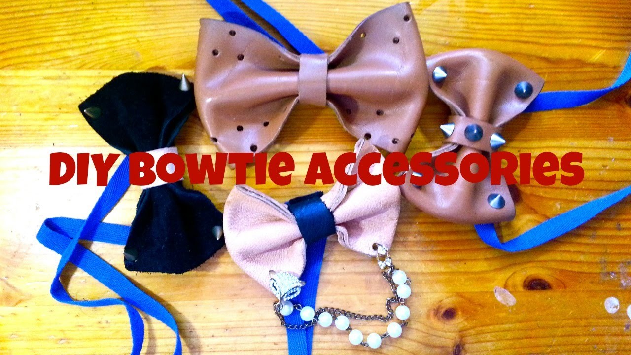 DIY Bowtie Accessories (Deutsch, English Sub)