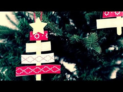 DIY Idee mit Tape: Süße Anhänger für den Weihnachtsbaum