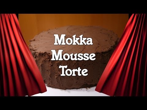DIY Rezept Mokka-Mousse-Torte. Torte backen. Kuchen backen