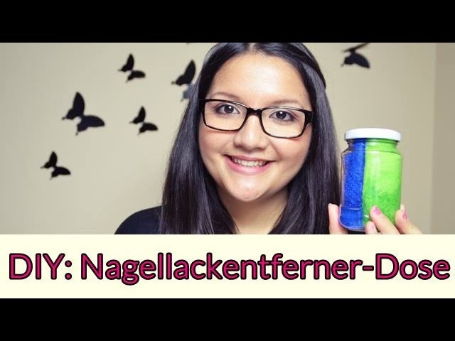 DIY: Nagellackentferner-Dose (Schwamm)