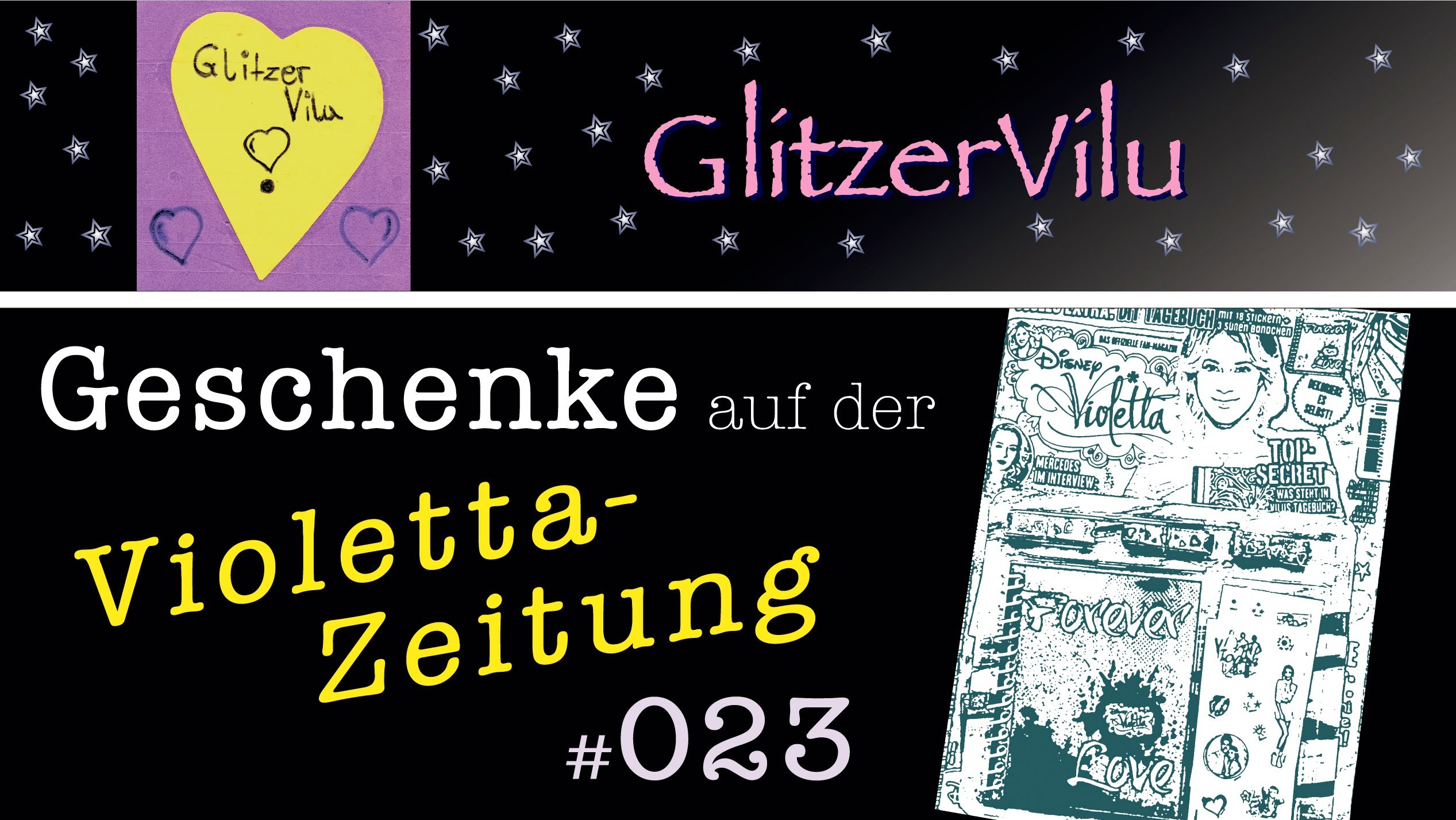 Geschenke auf der Violetta-Zeitung • Folge #023 • "Violetta DIY-Tagebuch, Sticker und Bänder"