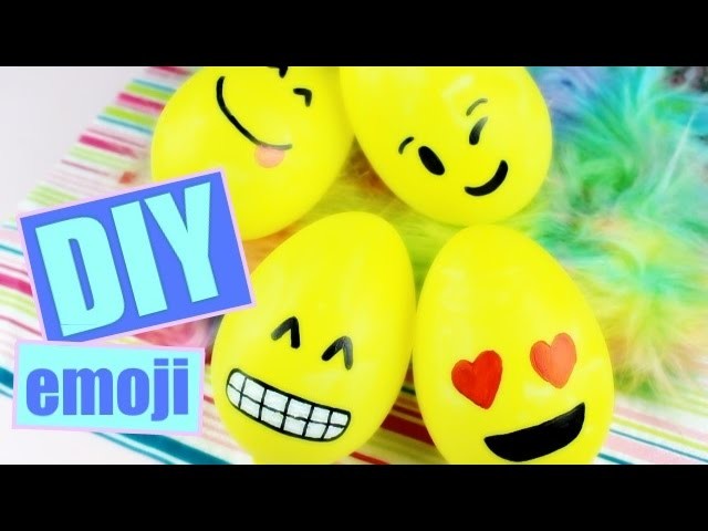 Ostereier bemalen! | DIY | EMOJI EIER selber machen! | easter eggs #Bonnytrash