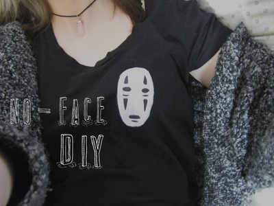 Spirited Away: No Face Tshirt DIY ♥ Studio Ghibli