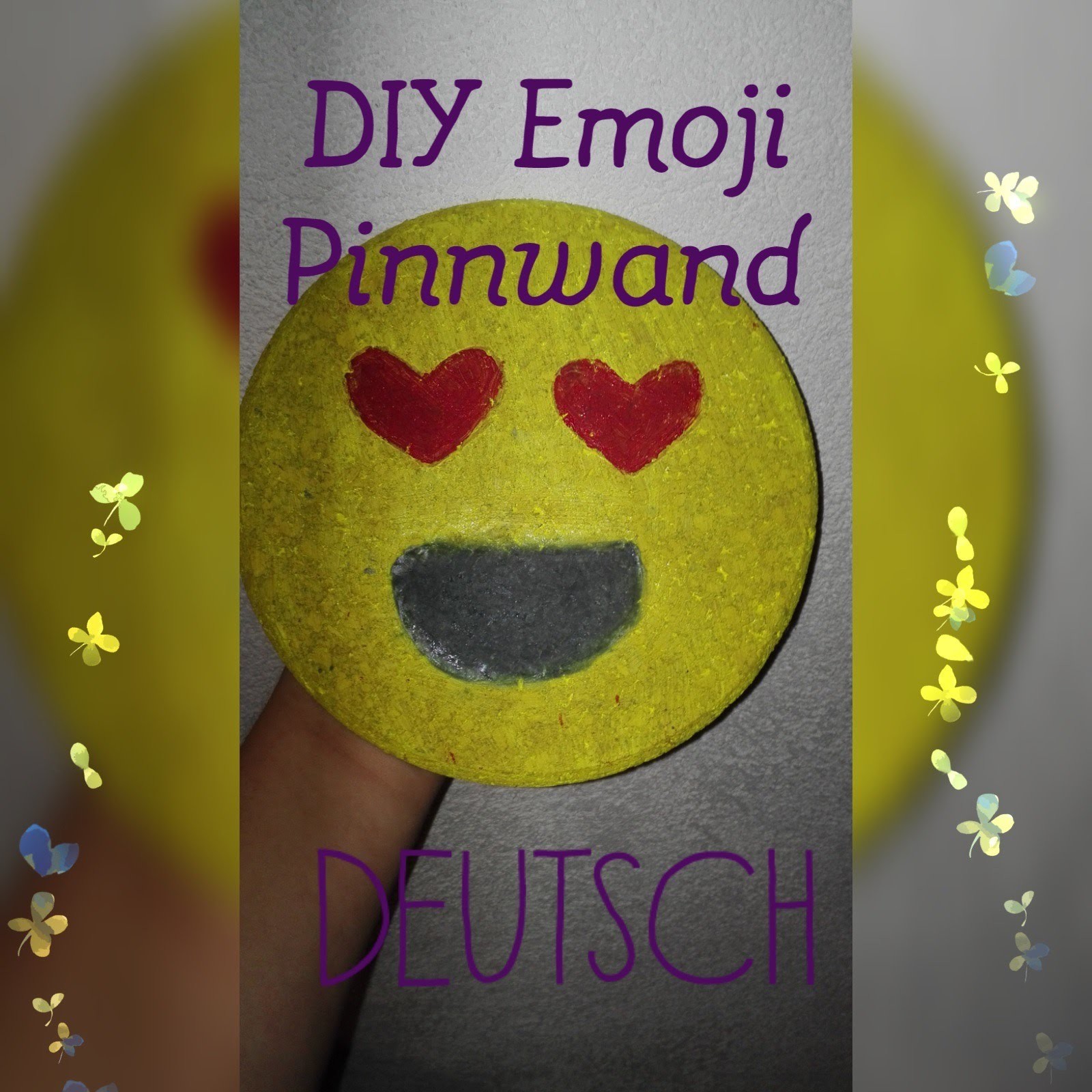 Valentinstag Geschenkidee I DIY Emoji Pinnwand I Loom Prinz