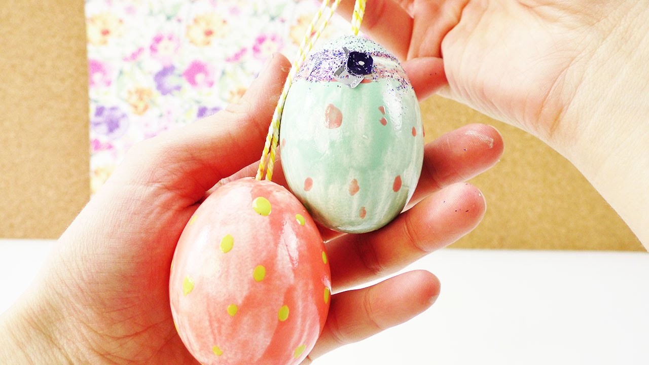 DIY Ostereier Dekoration | Eier auspumpen mit einer Eierpumpe DEMO | Tolle Nagellack Ostereier