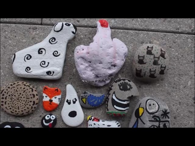 DIY: Steine sammeln und bunt anmalen - Mix aus Ideen