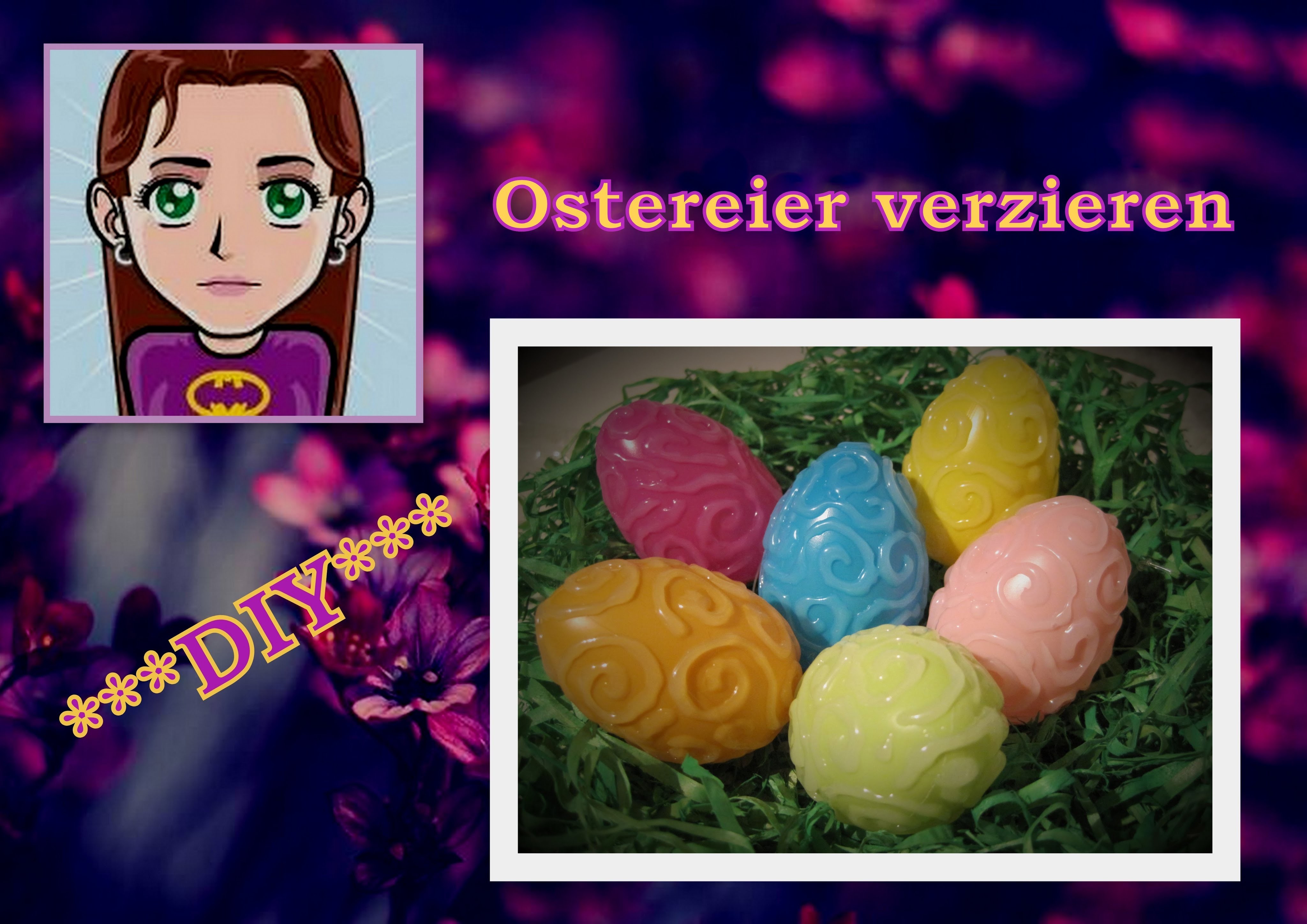 Ostereier verzieren mit Ornamenten, DIY Tutorial