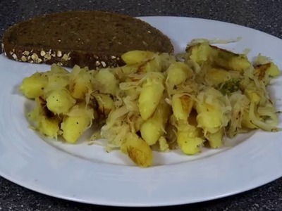 Schupfnudel Sauerkraut Pfanne, Klassiker DIY Vegetarisch Lecker