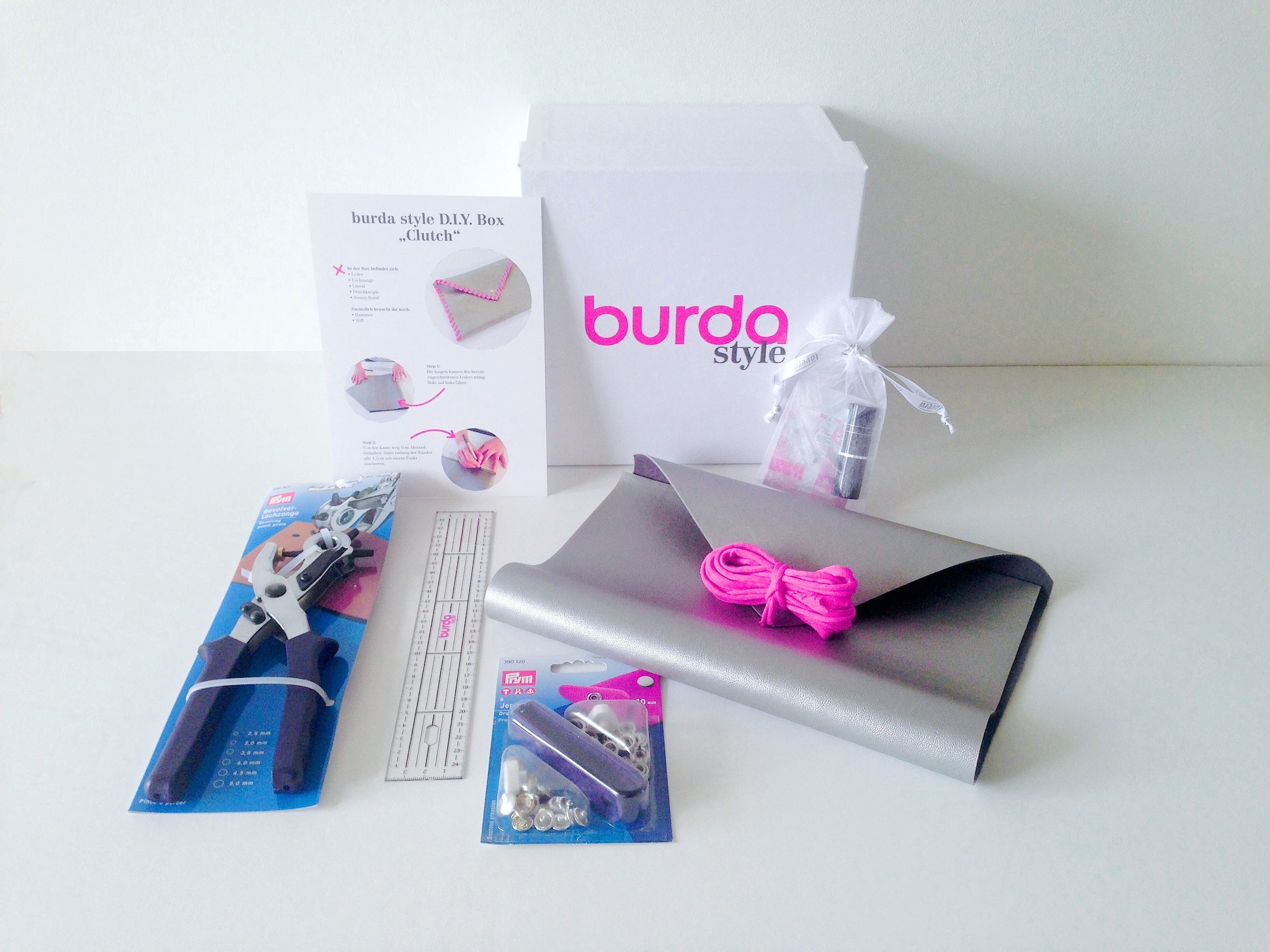 Burda style DIY Box 3 – Clutch