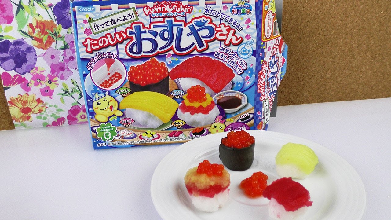 Kracie  Popin' Cookin' Sushi Set | DIY japanische Süßigkeiten | DEMO | Candy selber machen