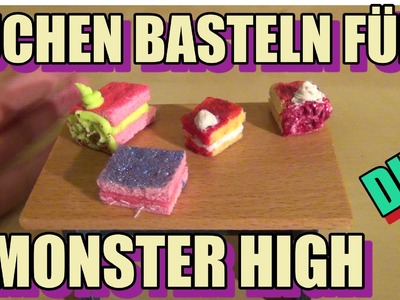 Kuchen, Torten selber basteln Monster High DIY