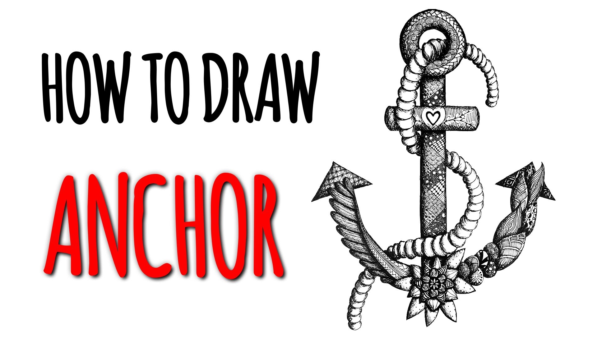 Speed Drawing ☸ ANCHOR | Anker ☸ DIY Tutorial | How to draw