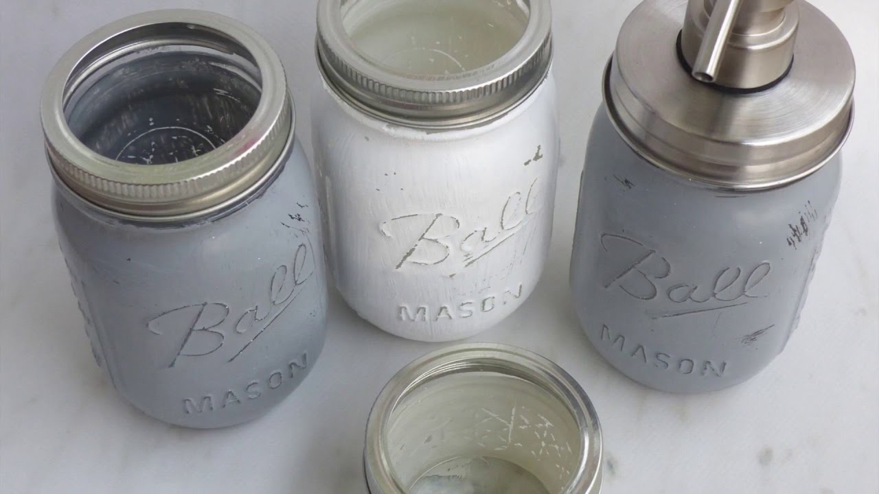 Distressed Mason Jars | Vintage-Look | DIY