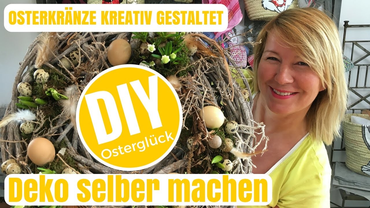 DIY-Deko Ideen selber machen - kreative Osterkränze- von Imke Riedebusch