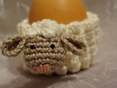 DIY Eierwärmer Schaf häkeln so süß :-)