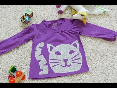 DIY Glitter Kids Shirt - Glitzer Kindershirt