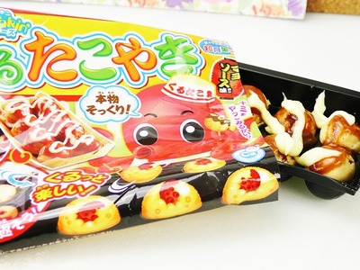 Tintenfischbällchen von Kracie Popin' Cookin' | Japanisch Süßigkeiten DIY | Takoyaki