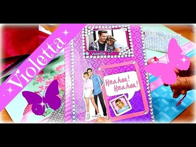 Violetta Tagebuch selber basteln | Geschenkidee für Violetta-Fans | 9999 Dinge