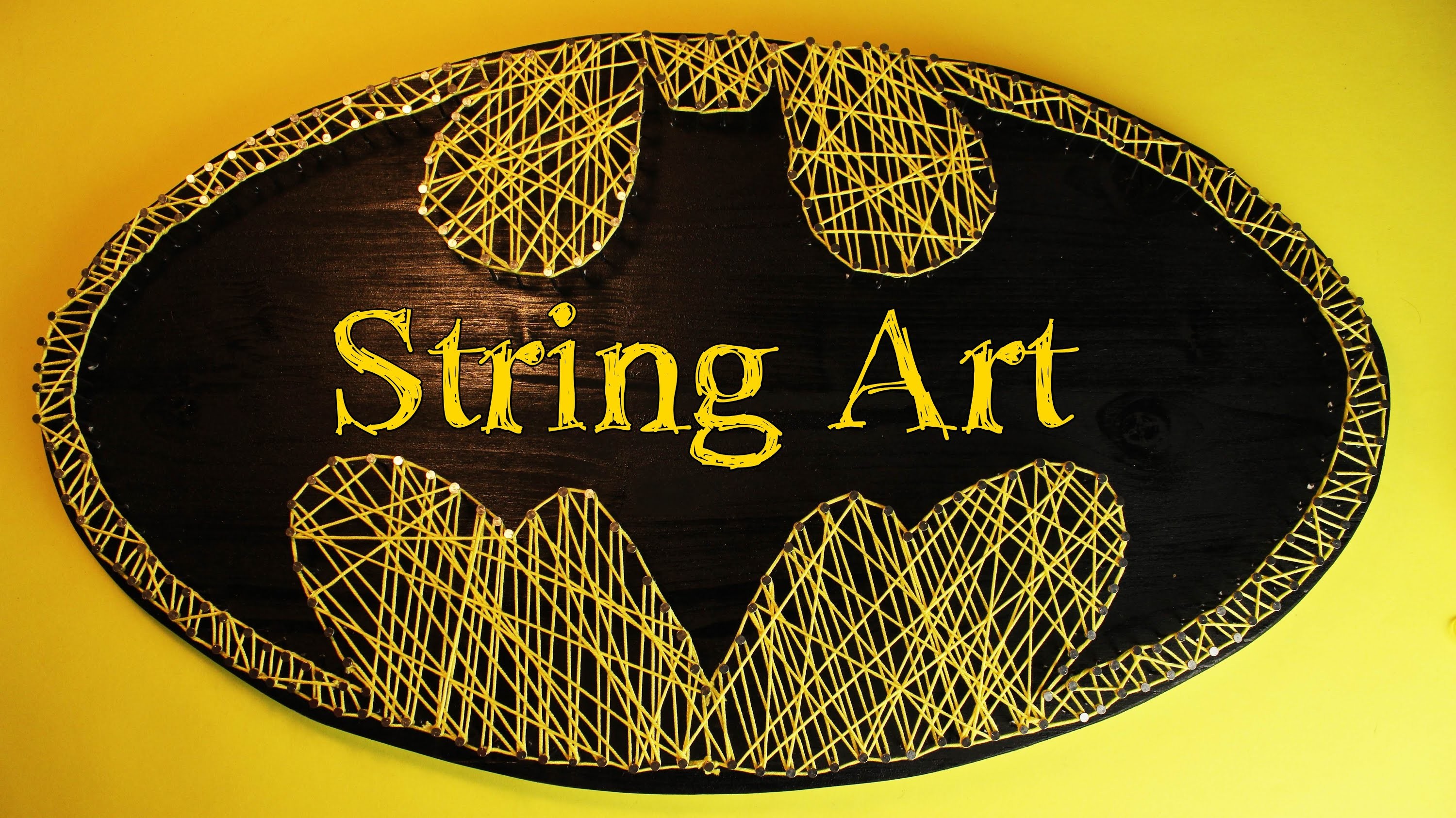 Fadenbild Batman | String Art