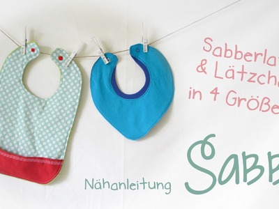 Nähanleitung "Sabbi" - Sabberlätzchen und Lätzchen mit Tasche