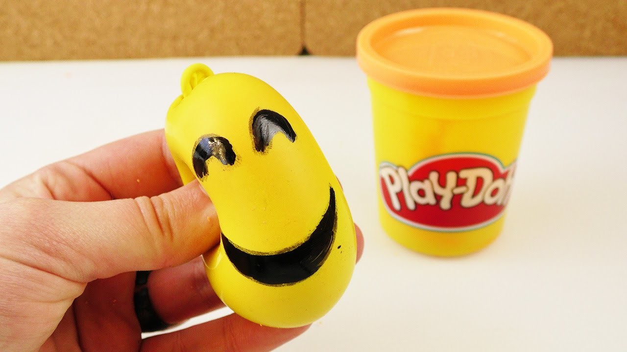 Orbeez Ball Alternative | Emoji Play-Doh Antistressball selber machen | Deutsch