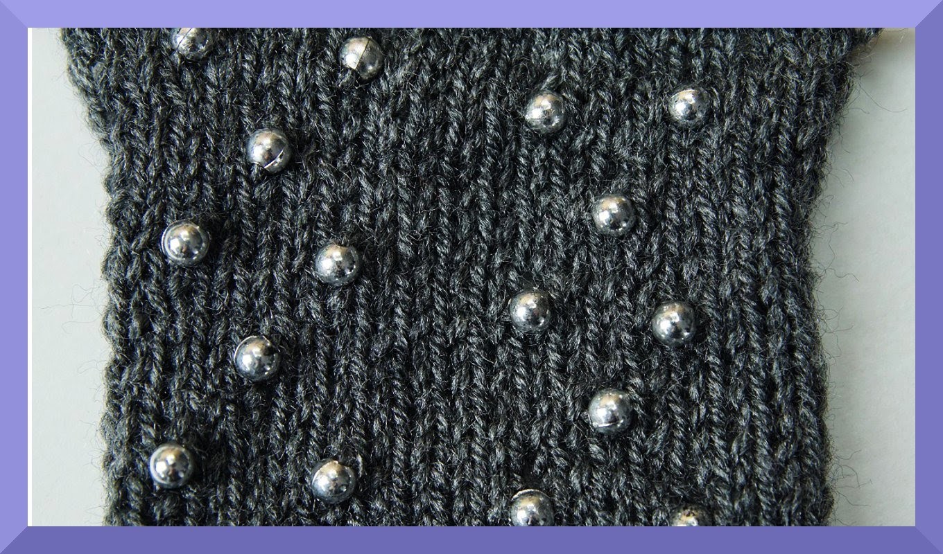 PERLEN EINSTRICKEN ANLEITUNG - Wie strickt man Perlen ein ?