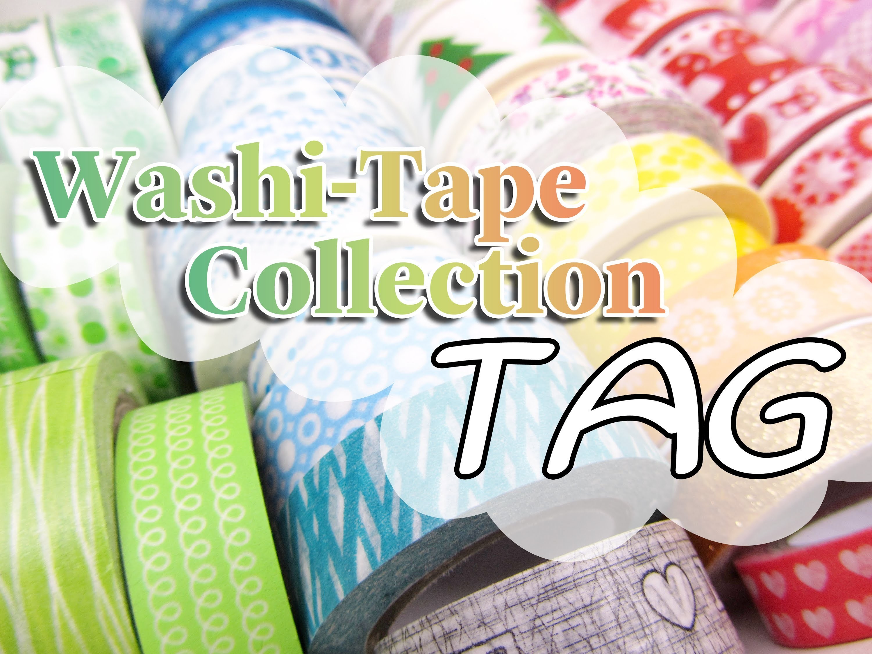 [TAG | VLOG] Washi-Tape Collection TAG