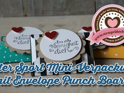 Tutorial: Envelope Punch Board Verpackung für Ritter Sport Mini mit Stampin' Up!