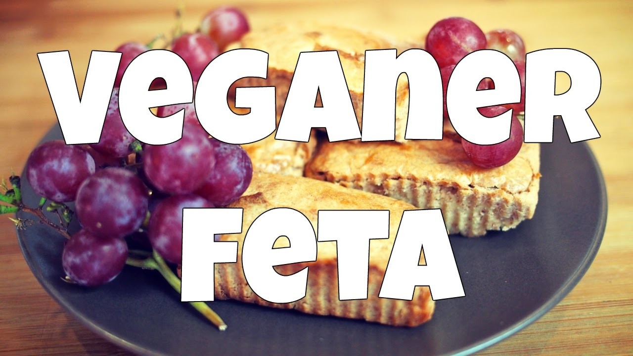 Veganer Feta - Gebackener Mandel-Feta in Vegan (Rezept) [VEGAN]